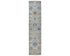 12 Ft Silver Gray Aryana Afghan Hand Knotted Veg Dye Wool Runner Rug