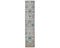 12 Ft Silver Gray Aryana Afghan Hand Knotted Veg Dye Wool Runner Rug
