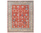 8x10 Rusty Red Aryana Afghan Hand Knotted Veg Dye Wool Area Rug
