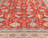 8x10 Rusty Red Aryana Afghan Hand Knotted Veg Dye Wool Area Rug