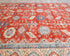 8x10 Rusty Red Aryana Afghan Hand Knotted Veg Dye Wool Area Rug