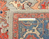 Alfombra afgana Aryana de lana teñida con vegetales, anudada a mano, de 9 x 12 pulgadas, color gris y azul