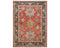 5x7 Red Blue Ersari Afghan Hand Knotted Veg Dye Wool Area Rug