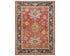 5x7 Red Blue Ersari Afghan Hand Knotted Veg Dye Wool Area Rug