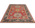5x7 Red Blue Ersari Afghan Hand Knotted Veg Dye Wool Area Rug