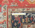 5x7 Red Blue Ersari Afghan Hand Knotted Veg Dye Wool Area Rug