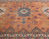 6x8 Brown Ersari Afghan Hand Knotted Veg Dye Wool Area Rug