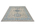 5x7 Ft Kazak Brown Blue Afghan Hand Knotted Geometric Wool Area Rug