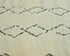 9 Feet Moroccan Beige Hand Woven Wool Runner Rug