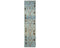 11 Feet Moroccan Blue Hand Woven Wool Runner Rug