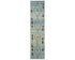 11 Feet Moroccan Blue Hand Woven Wool Runner Rug