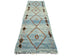 11 Feet Moroccan Blue Hand Woven Wool Runner Rug