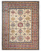 10x13 Beige Kuba Afghan Hand Knotted Wool Area Rug