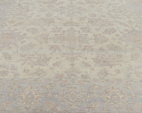 6x9 Oriental Beige Persian Style Hand Knotted Wool Area Rug