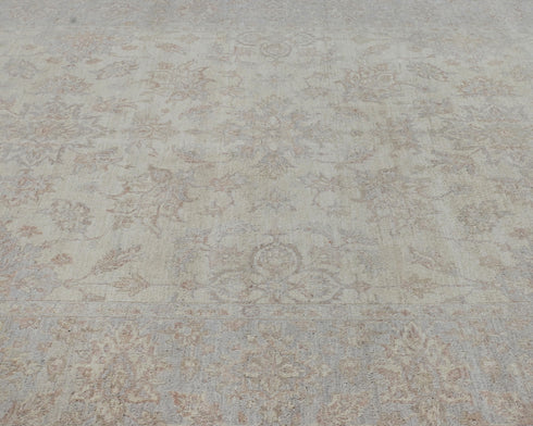 6x9 Oriental Beige Persian Style Hand Knotted Wool Area Rug