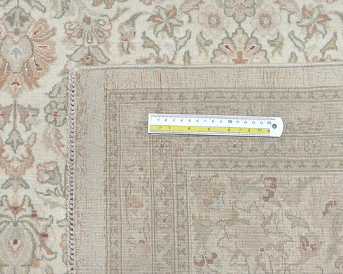 9x12 Oriental Beige Persian Style Hand Knotted Wool Area Rug