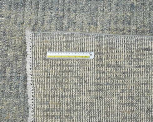 10x12 Moroccan Gray Hand Woven Wool Area Rug
