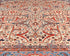 Alfombra afgana Aryana de lana teñida con vegetales, anudada a mano, de 9 x 12 pulgadas, color gris y azul