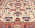 9x12 Beige Rust Aryana Afghan Hand Knotted Veg Dye Wool Area Rug
