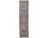 12 Ft Blue Aryana Afghan Hand Knotted Veg Dye Wool Runner Rug