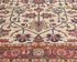 6x9 Beige Aryana Afghan Hand Knotted Veg Dye Wool Area Rug