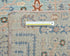 16 Feet Blue Khurgeen Afghan Hand Knotted Wool Runner Rug