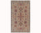 5x8 Natural Brown Kazak Afghan Hand Knotted Geometric Wool Area Rug