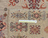 5x8 Natural Brown Kazak Afghan Hand Knotted Geometric Wool Area Rug