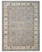 8x10 Kazak Gray Afghan Handmade Geometric Wool Area Rug