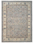 8x10 Kazak Gray Afghan Handmade Geometric Wool Area Rug