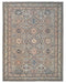 8x11 Ft Brown Gray Kazak Afghan Hand Knotted Geometric Wool Area Rug
