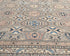 8x11 Ft Brown Gray Kazak Afghan Hand Knotted Geometric Wool Area Rug