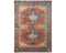 9x12 Rust Blue Aryana Afghan Hand Knotted Veg Dye Wool Area Rug