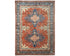 9x12 Rust Blue Aryana Afghan Hand Knotted Veg Dye Wool Area Rug
