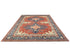 9x12 Rust Blue Aryana Afghan Hand Knotted Veg Dye Wool Area Rug