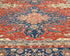 9x12 Rust Blue Aryana Afghan Hand Knotted Veg Dye Wool Area Rug