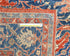 9x12 Rust Blue Aryana Afghan Hand Knotted Veg Dye Wool Area Rug