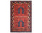 4x6 Rust Ersari Afghan Hand Knotted Veg Dye Wool Area Rug