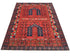 4x6 Rust Ersari Afghan Hand Knotted Veg Dye Wool Area Rug