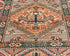 9 Feet Brown Kazak Afghan Hand Knotted Wool Runner Rug