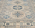 5x7 Kazak Gray Blue Afghan Hand Knotted Geometric Wool Area Rug