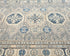 5x7 Kazak Gray Blue Afghan Hand Knotted Geometric Wool Area Rug