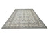 9x12 Gray Kazak Afghan Hand Knotted Geometric Wool Area Rug