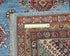 8x10 Blue Kazak Afghan Hand Knotted Geometric Wool Area Rug