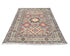 4x6 Gray Kuba Afghan Hand Knotted Wool Area Rug