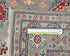 4x6 Gray Kuba Afghan Hand Knotted Wool Area Rug