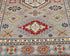4x6 Gray Kuba Afghan Hand Knotted Wool Area Rug