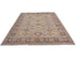 8x10 Brown Gray Kuba Afghan Hand Knotted Wool Area Rug