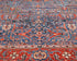 8x10 Blue Aryana Afghan Hand Knotted Veg Dye Wool Area Rug