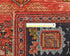 5x7 Red Blue Ersari Afghan Hand Knotted Veg Dye Wool Area Rug